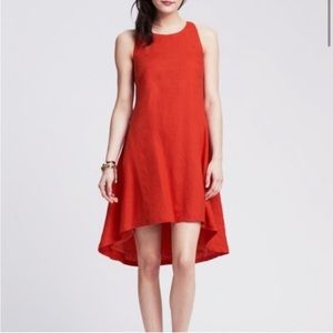 Banana Republic Linen Trapeze Dress